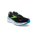 Brooks Adrenaline GTS 23 Running Shoes - Men's Black/Hawaiian Ocean/Green 13 Medium 1103911D006.130