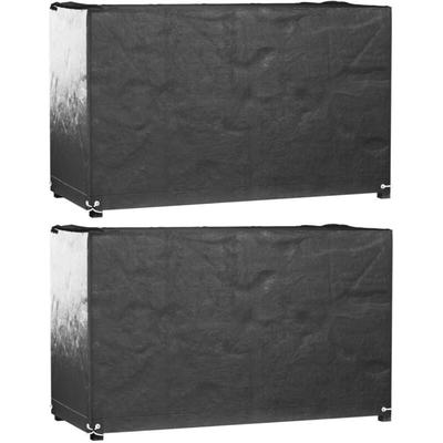 Vidaxl - Gartenmöbel-Abdeckungen 2 Stk. 8 Ösen 125x55x75 cm Rechteckig Image