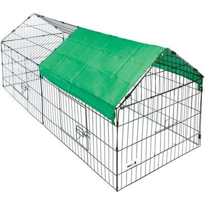 Maxxpet - Kaninchenstall mit Abdeckung 180x75x75 cm - Kaninchengehege - Kaninchengehege mit