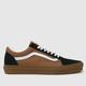 Vans old skool trainers in black & brown