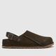 BIRKENSTOCK lutry clog sandals in dark brown