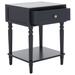 August Grove® Kleban Solid Wood End Table w/ Storage Wood in Blue | Wayfair DCF487A3C0E84ED7AA509DD5BC2A2879