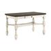 Ophelia & Co. Eire Counter Height 60" Dining Table Wood in Brown/Gray/White | 37.75 H x 60 W x 29.87 D in | Wayfair