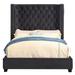 Rosdorf Park Tayah Bed Upholstered/Velvet in Gray | 71.5 H x 85.5 W x 90 D in | Wayfair 43924C1E64BE449DA631B54B032E88CC