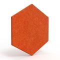 RECLAIM-Stick-On Decorative Acoustic Panels - Orange 6-Pack - Luxor RCLMHEX006