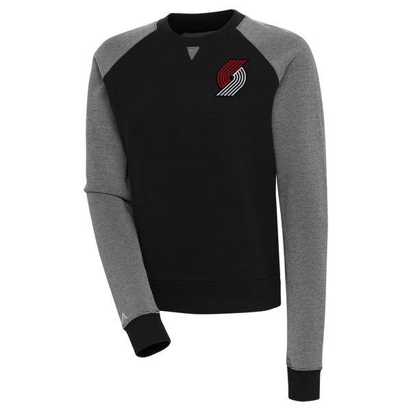 womens-antigua-black-portland-trail-blazers-flier-bunker-tri-blend-pullover-sweatshirt/