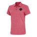 Women's Antigua Heather Red Toronto Raptors Motivated Polo