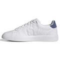 adidas Herren Advantage Premium Leather Shoes Sneakers, FTWR White FTWR White Crew Blue, 40 EU