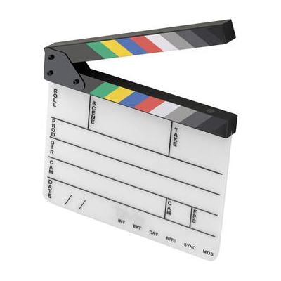 Elvid 9-Section Acrylic Production Slate with Color Clapper Sticks PS-911-C