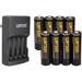 Watson Rapid Charger and 8-Pack of MX AA NiMH Batteries Kit AA-C4H