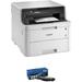 Brother HL-L3290CDW Compact LED Color All-in-One Printer with Toner Kit HL-L3290CDW