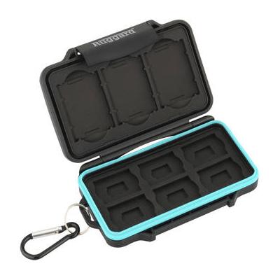 Ruggard Leda Memory Card Case for SD, microSD, and CF/CFast Cards (Black) MAU-6S3CB