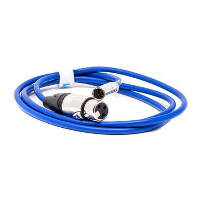 Kondor Blue Mini-XLR Male to XLR Female Audio Cable for Canon C70 & BMPCC 6K/4K (Blue, KB_MXLR_5