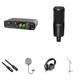 MOTU M2 Home Recording Kit with Audio-Technica AT2020 Condenser Mic 3120