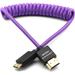 Kondor Blue Gerald Undone Braided Coiled High-Speed Mini-HDMI to HDMI Cable (Limit KB-MN-FHDMI-12-P