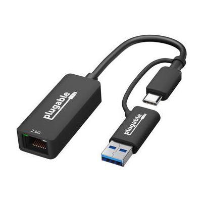 Plugable USB-A and C to 2.5 Gigabit Ethernet Adapter USBC-E2500