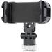 Niceyrig Aluminum Alloy Cell Phone Tripod Mount Holder Clamp with Cold Shoe Adapter 515