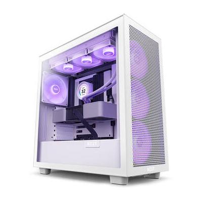 NZXT H7 Flow RGB Mid-Tower Case (White) CM-H71FW-R...