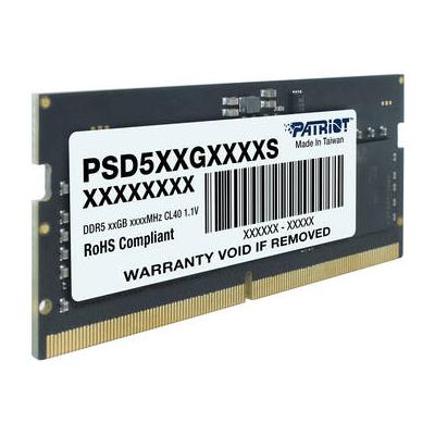Patriot 32GB Signature Line DDR5 5600 MHz SO-DIMM Memory Module PSD532G56002S
