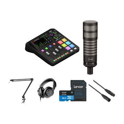 RODE RODECaster Duo Podcasting Kit with 512 AUDIO Limelight Mic, Boom Arm & Head RCP DUO