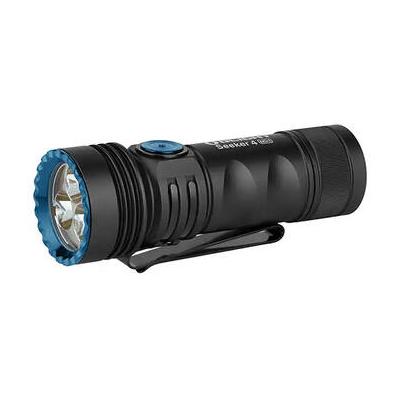 Olight Seeker 4 Mini White & UV Flashlight (Cool White Light, Black) SEEKER 4 MINI CW