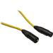 Canare L-4E6S Star Quad XLRM to XLRF Microphone Cable (15', Yellow) CAXMXF15YL