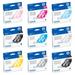 Epson Set of Nine Ink Cartridges for Stylus Photo R2400 Printer - [Site discount] T059620