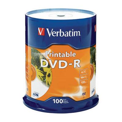 Verbatim DVD-R 4.76GB 16x White Inkjet Printable (...