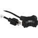 American DJ Accu-Cable AC Extension Cord with Three Outlets (16 AWG, Black, 25') EC163-3FER25