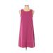 Leith Casual Dress - Shift Crew Neck Sleeveless: Pink Print Dresses - Women's Size Small