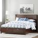 Wade Logan® Milburn Carmel Storage Bed Wood in Brown | 46 H x 76 W x 91 D in | Wayfair BD150B0B894C4B5F8B9BD55DB7361B3A