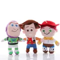 Disney Toy Story 4 Woody Jessie Buzz Lightyear Plush Toy Cartoon Anime Stuffed Woody Dolls Keychain