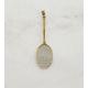 14K Two Tone Tennis Racket Charm Pendant