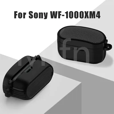 Für neue Sony WF-1000XM4 Carbon Fiber Fall Ganzkörper Schutzhülle Robuste Abdeckung mit Image