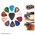 10Pcs Gitarre Picks & Guitar Pick Halter Set für Akustische Gitarre Elektrische Gitarre Bass Ukulele