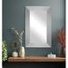 Latitude Run® Maci Eileen Rectangle Wall Mirror in Gray/Brown | 33 H x 38 W x 0.75 D in | Wayfair F938396C40424DA197D5962D606D42A8