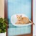 Cat Window Perch Window Seat Cat Window Hammock Cat Resting Shelf Space Saving for Indoor Cats Window Mounted Cat Bed Window Mounted Perch Clear