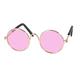 Pet Sunglasses- Cat UV Protection Classic Retro Small Dog Sun Glasses Dolls Round Sunglasses Party Cosplay Costume Photo Props Cute Funny Sunglasses