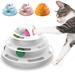 Creative and practical pet products cat products four layer track ball cat turntable cat toy cat ball cat Teaser