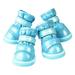 Naiyafly 4 Pcs/Sets Dog Boots Puppy Winter Snow Boots Casual Pet Slip-resistant Waterproof Shoes