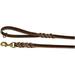 Premium 1/2-Inch Soft Leather Dog Leash Used By Top Trainers Worldwide Super Soft Made In Our Amish Leather Shop (1/2-Inch X 3-Feet)