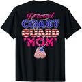 Proud US Coast Guard Mom Dog Tags Military Mother Gift T-Shirt