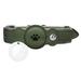 opvise Pet Collar with Waterproof GPS Tracker Dogs Real-Time Location Tracking Long Battery Life Pet Collar Army Green