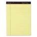 Ampad Gold Fibre Writing Pads Legal/Legal Rule Ltr Canary 4 50-Sheet Pads/Pack