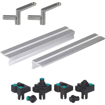 wolfcraft I Spanntischzubehör-Set „Professional“ I 8628000 I 8-tlg., für vielfältige Image