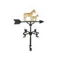 Montague Metal Products 200 Series 32 In. Gold Mare & Colt Weathervane - Gold - 32 in.