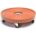 DEV3000P 16 Inch Plant Dolly With Hole Terra Cotta Size 16 - Set Of 2