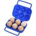 Egg Carriers with Handle Eggs Shockproof Container for Camping Travel Portable Eggs Storage Case for Outdoor Hiking Plastic Eggs Protective Box Backpack Saver
