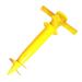 Fishing Umbrella Ground Spike Parasol Holder Anchor Stable Reliable Convenient Portable Umbrella Stand Parasol Lawn Spike for Barbecue Patio Yellow