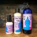 Lavender Bundle â€“ Lavender Hand & Body Soap Lavender Face Moisturizer and Exfoliating Lavender Face Wash
